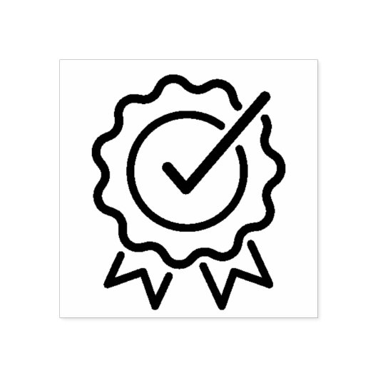 medaille-icoon rubberstempel (Afrduk)