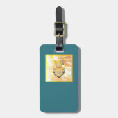 medaille in stijl bagagelabel (Voorkant verticaal)