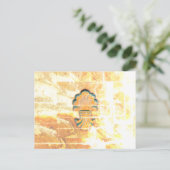 medaille in  stijl briefkaart (Staand voorkant)