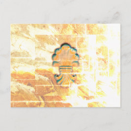 medaille in  stijl briefkaart