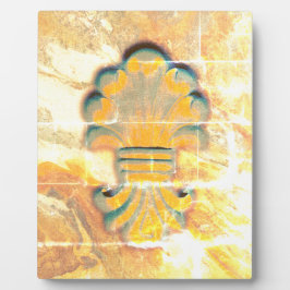 medaille in  stijl fotoplaat