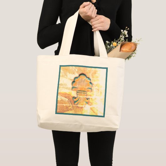 medaille in  stijl grote tote bag (Voorkant (product))