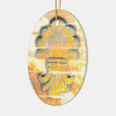 medaille in  stijl keramisch ornament (Links)