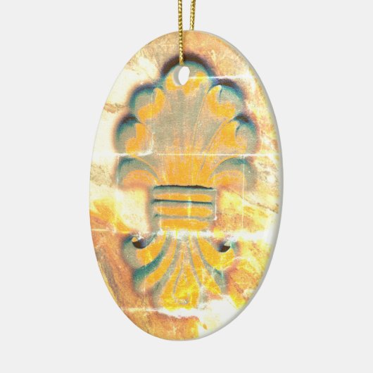 medaille in  stijl keramisch ornament (Links)