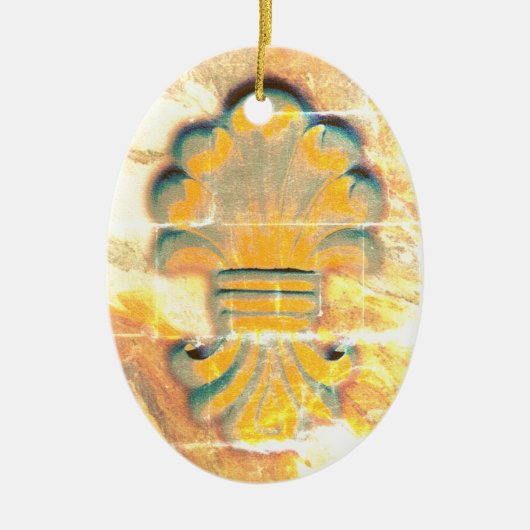 medaille in  stijl keramisch ornament (Voorkant)