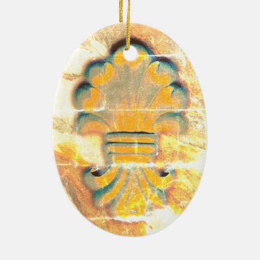 medaille in  stijl keramisch ornament (Achterkant)