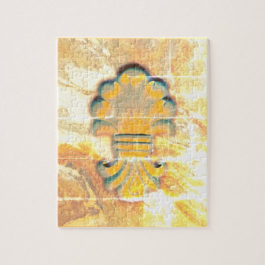 medaille in stijl legpuzzel (Verticaal)