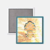 medaille in  stijl magneet (Voorkant / Achterkant)