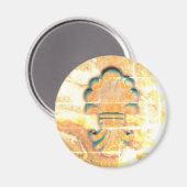 medaille in  stijl magneet (Voorkant / Achterkant)