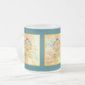 medaille in  stijl matglas koffiemok (Voorkant links)