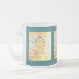 medaille in  stijl matglas koffiemok