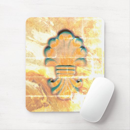 medaille in  stijl muismat (Met muis)