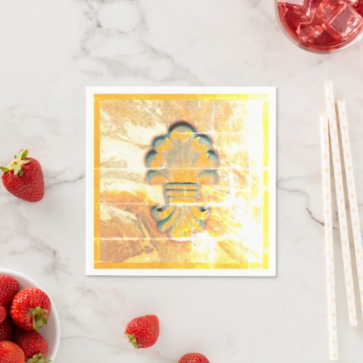 medaille in  stijl servet (Insitu)