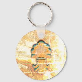 medaille in  stijl sleutelhanger