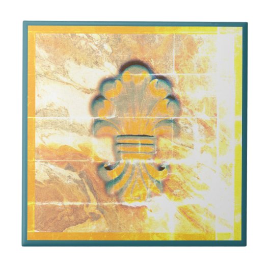 medaille in  stijl tegeltje (Voorkant)