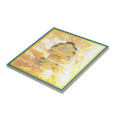 medaille in  stijl tegeltje (Zijkant)