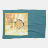 medaille in stijl theedoek (Horizontaal)