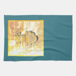 medaille in  stijl theedoek