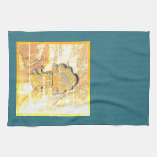 medaille in  stijl theedoek (Horizontaal)