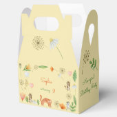 Medaille Katten en Bloemen Verjaardagsfeestje Bedankdoosjes (Geopend)