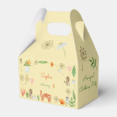 Medaille Katten en Bloemen Verjaardagsfeestje Bedankdoosjes (Voorkant Zijde)