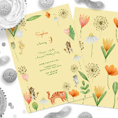 Medaille Katten en Bloemen Verjaardagsfeestje Kaart