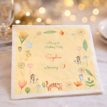 Medaille Katten en Bloemen Verjaardagsfeestje