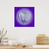 Medaille (médaille miraculeuse) / prachtige medail poster (Keuken)