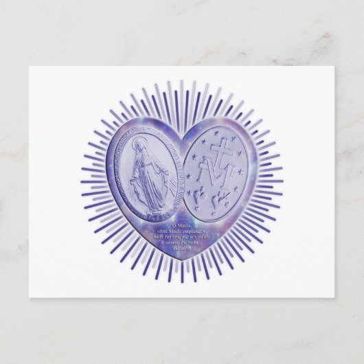 medaille miraculeuse / Wunderbare Medaille Briefkaart (Voorkant)