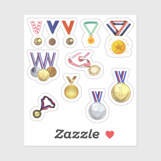 Medaille Stickers (Vel)
