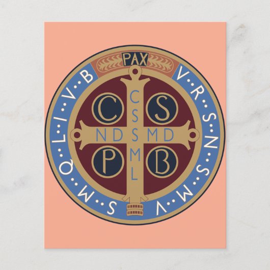 Medaille van de Heilige Benedictus (Voorkant)