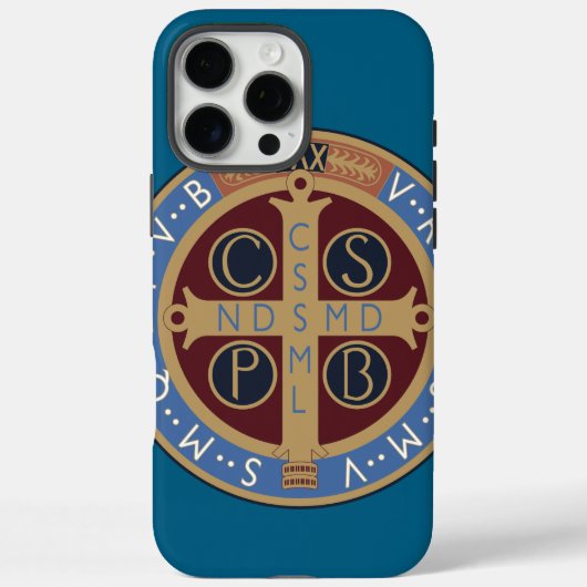 Medaille van de Heilige Benedictus Case-Mate iPhone Case (Achterkant)