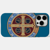 Medaille van de Heilige Benedictus Case-Mate iPhone Case (Achterkant (horizontaal))