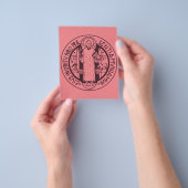 Medaille van de Heilige Benedictus Flyer (Hand)