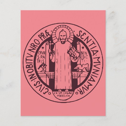 Medaille van de Heilige Benedictus Flyer (Voorkant)