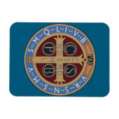 Medaille van de Heilige Benedictus Magneet (Horizontaal)