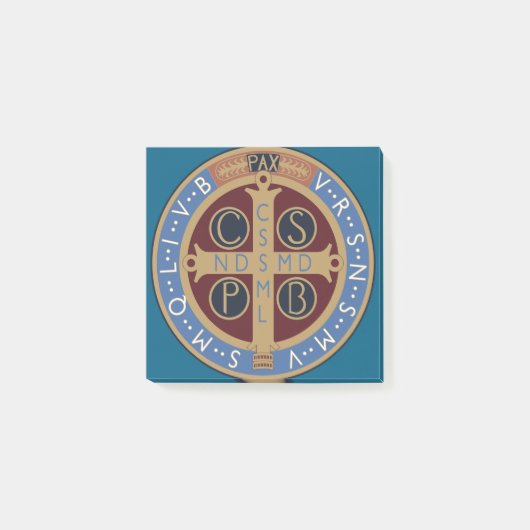 Medaille van de Heilige Benedictus Post-it® Notes (Voorkant)