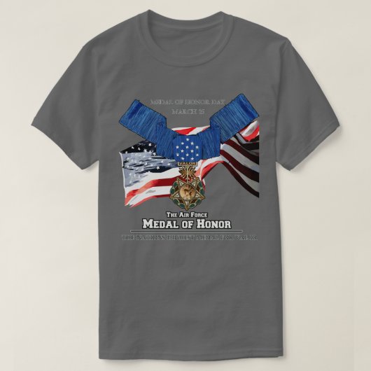 Medaille van Eer Dag T-shirt (Design voorkant)