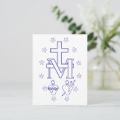 Medaille van Onze Lieve Vrouw van Genade (Staand voorkant)