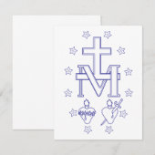 Medaille van Onze Lieve Vrouw van Genade (Voorkant / Achterkant)