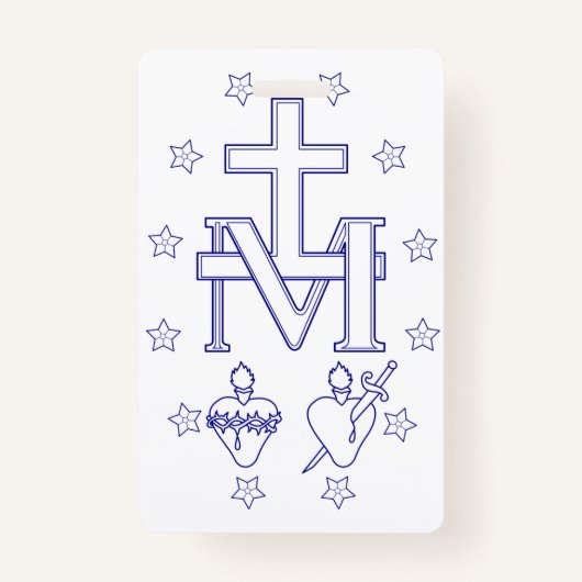 Medaille van Onze Lieve Vrouw van Genade Badge (Voorkant)