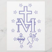 Medaille van Onze Lieve Vrouw van Genade Flyer (Voorkant)