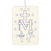 Medaille van Onze Lieve Vrouw van Genade Luchtverfrisser (Voorkant)