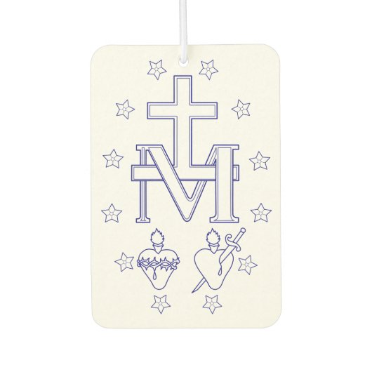 Medaille van Onze Lieve Vrouw van Genade Luchtverfrisser (Voorkant)