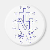 Medaille van Onze Lieve Vrouw van Genade Magneet (Voorkant)