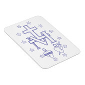 Medaille van Onze Lieve Vrouw van Genade Magneet (Rechterzijde)