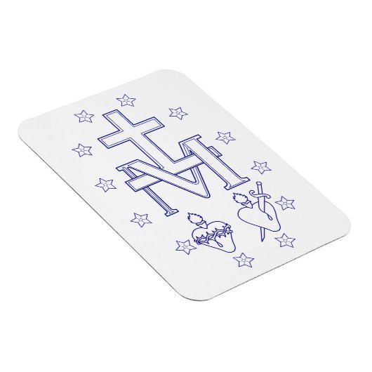 Medaille van Onze Lieve Vrouw van Genade Magneet (Rechterzijde)