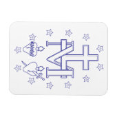 Medaille van Onze Lieve Vrouw van Genade Magneet (Horizontaal)