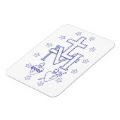 Medaille van Onze Lieve Vrouw van Genade Magneet (Linkerzijde)