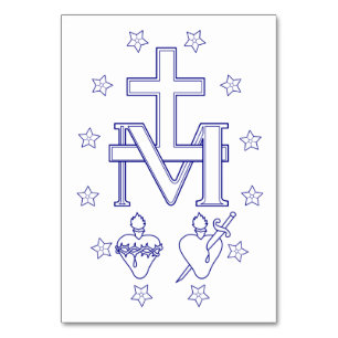 Medaille van Onze Lieve Vrouw van Genade Mirakel K Kaart